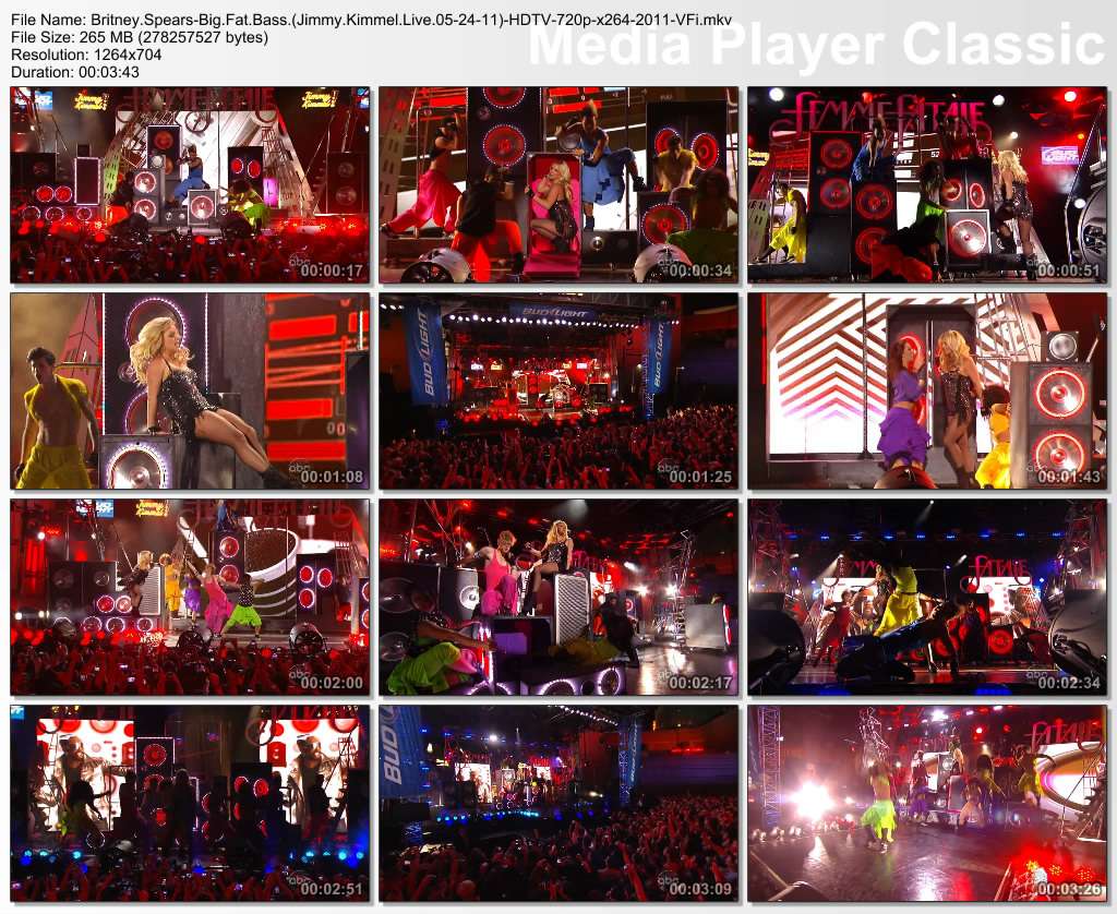 Britney Spears - Big Fat Bass (Canlı Performans) HDTV 720p x264